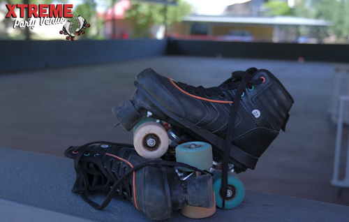 Roller skates at the Xtremevents roller rink